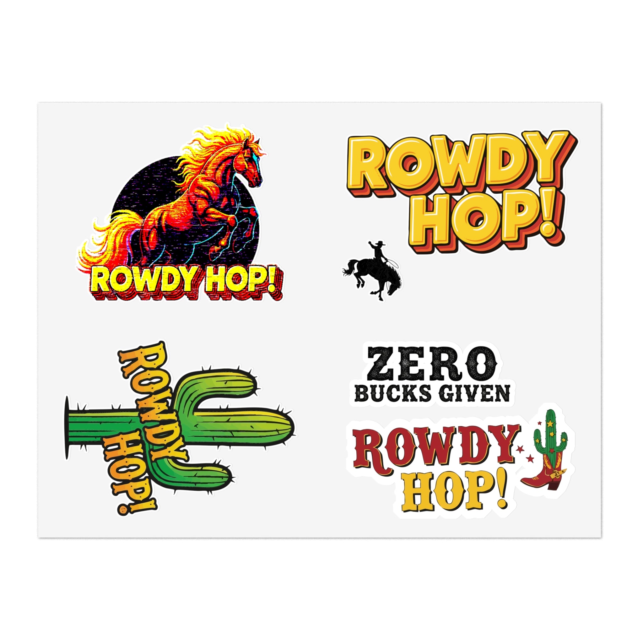 Rowdy Hop Sticker Sheet